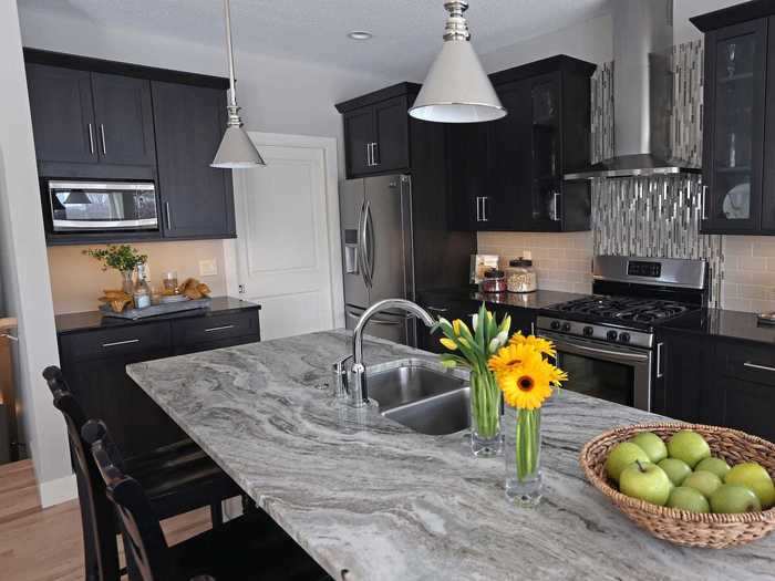 Marble countertops aren