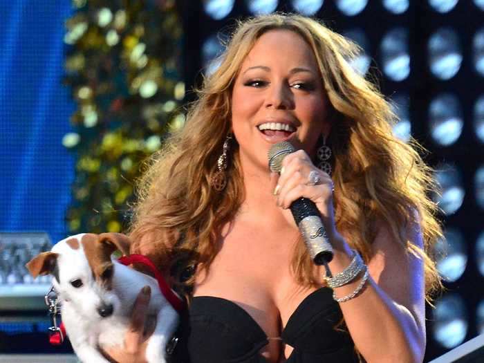 Carey has eight dogs, and they reportedly live a pretty lavish lifestyle.