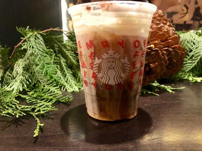 The Irish Cream Cold Brew is Starbucks