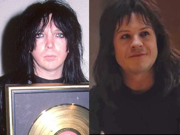 Iwan Rheon played Mick Mars, Mötley Crüe