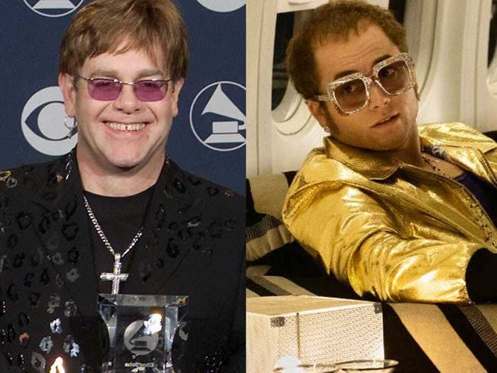 Taron Egerton played Elton John in "Rocketman."