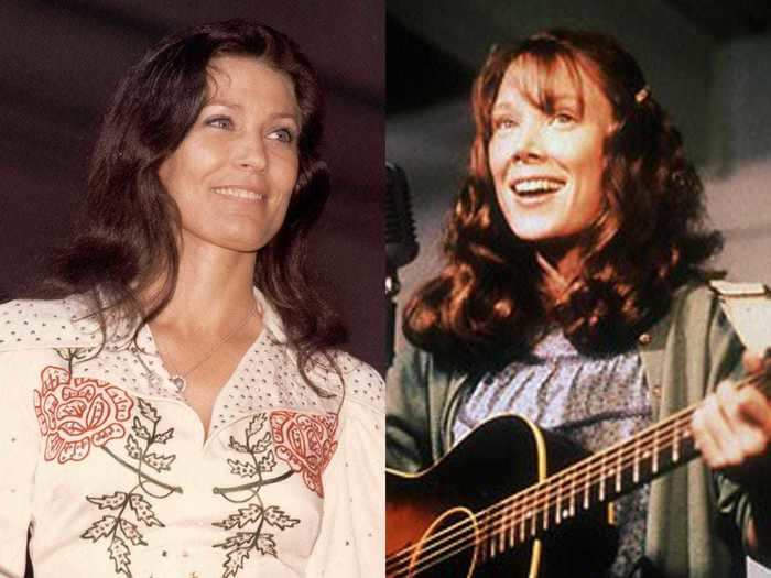 Sissy Spacek earned an Academy Award for her portrayal of country singer Loretta Lynn in "Coal Miner