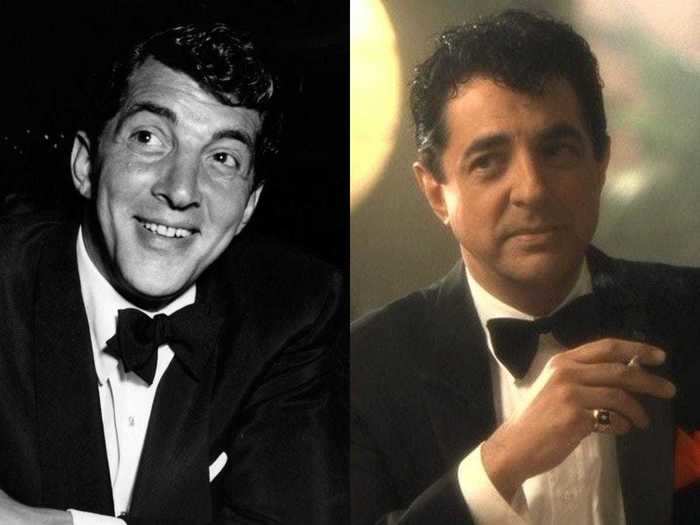 Joe Mantegna played Dean Martin in the TV film "The Rat Pack," earning a Golden Globe and Emmy nomination for his role.