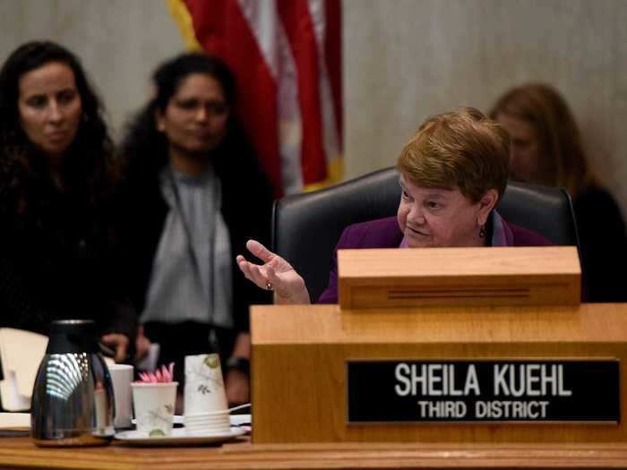 Los Angeles County Supervisor Sheila Kuehl