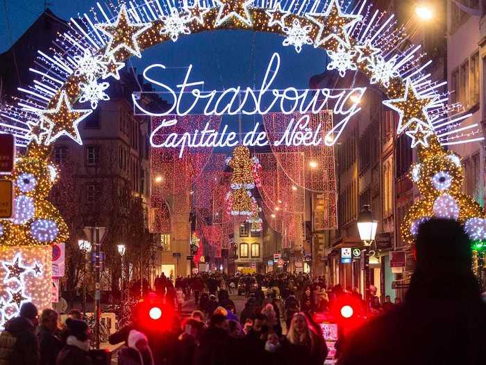 BEFORE: Strasbourg in northeastern France is known as the European capital of Christmas, with its incredible markets attracting 2 million visitors every season.