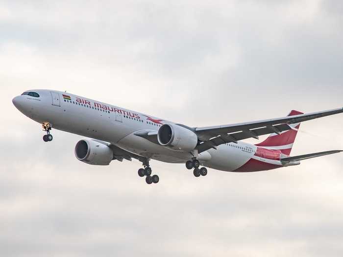 It could also be found flying with Air Mauritius...