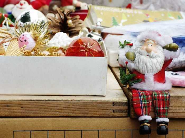 Other families hunt through thrift stores searching for decorations they