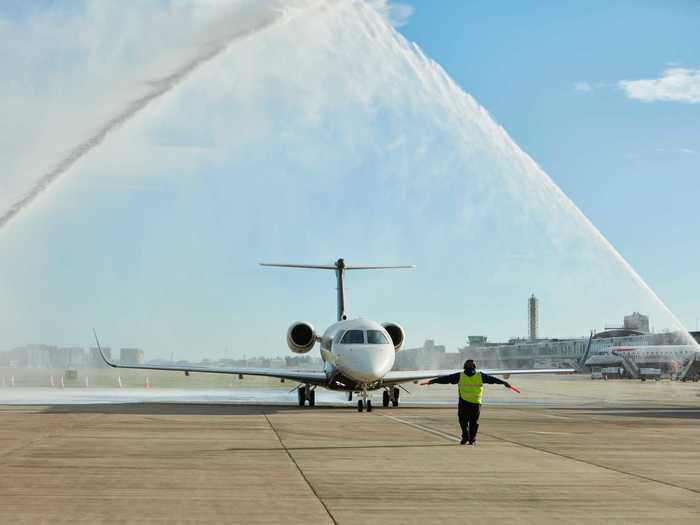 The arrival of the jet is just the latest step in Flexjet