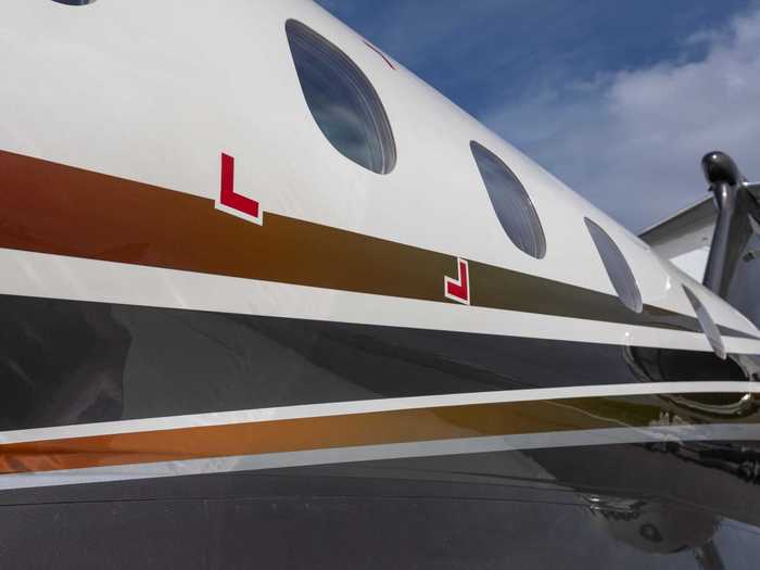 All the jets will be painted in Flexjet