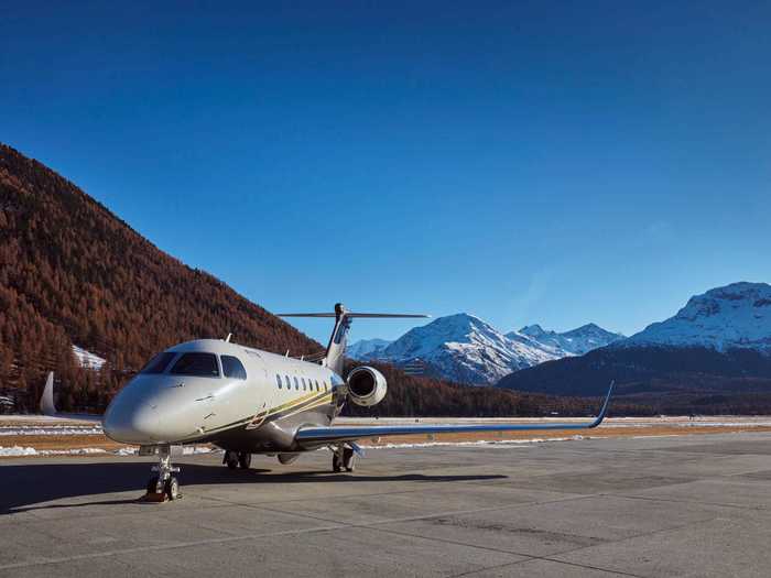 Another challenging airport the Praetor 600 can easily tackle is Engadin Airport in St. Moritz, Switzerland.