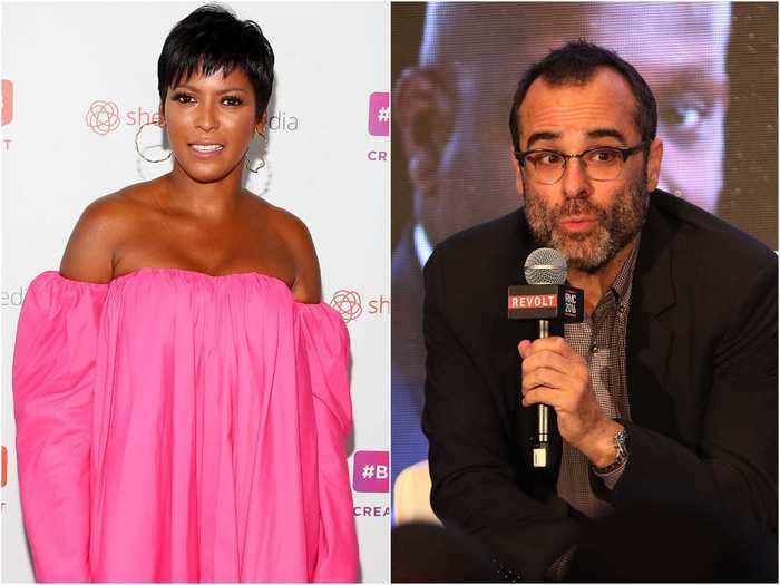 Talk show host Tamron Hall was raised a Southern Baptist, while her husband, Steven Greener, is Jewish.