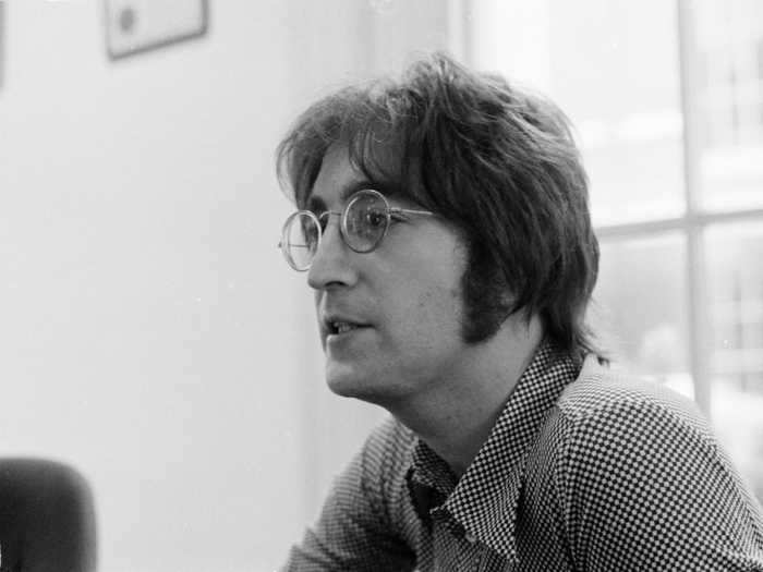 Lennon suffered from extreme near-sightedness.