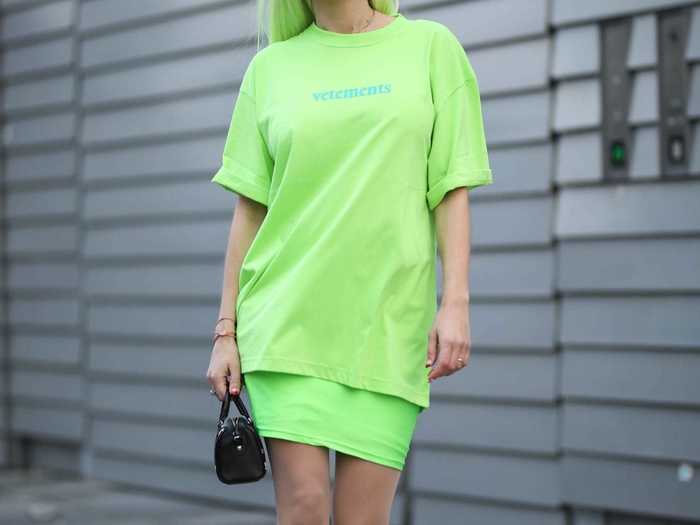 Fluorescent clothing may be falling out of fashion favor.