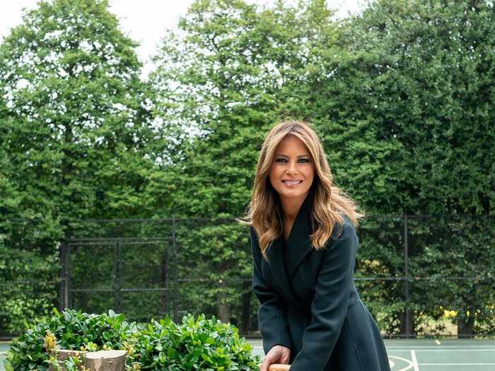 Melania Trump oversaw the construction of a new Tennis Pavilion in 2020.