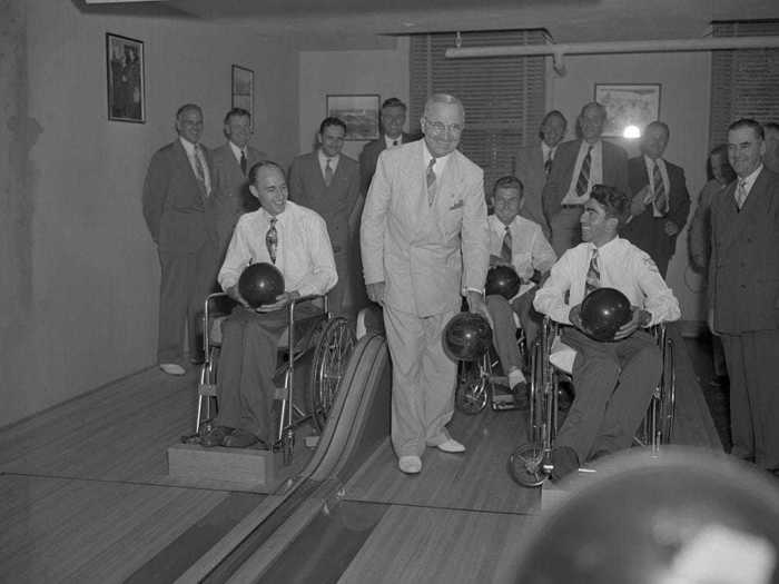The White House Bowling Alley was built as a birthday present for Harry Truman in 1947.