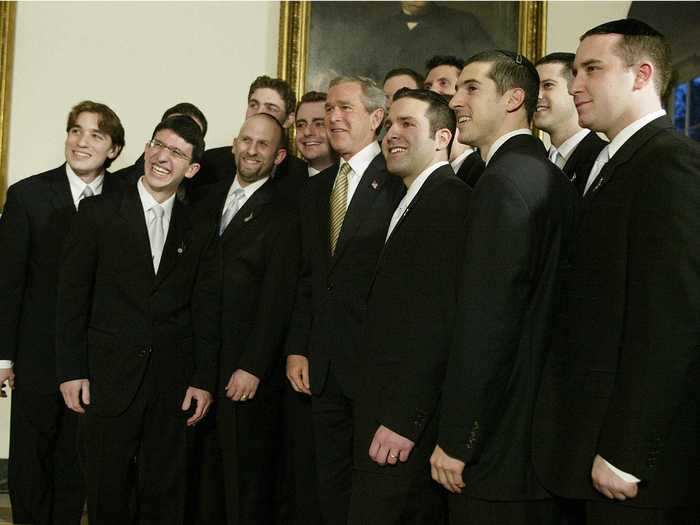 Bush also began inviting different Jewish choirs and a cappella groups to perform at the event.