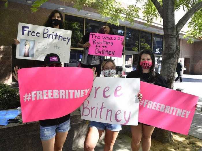 And the #FreeBritney movement was in the limelight yet again in July. It prompted Spears