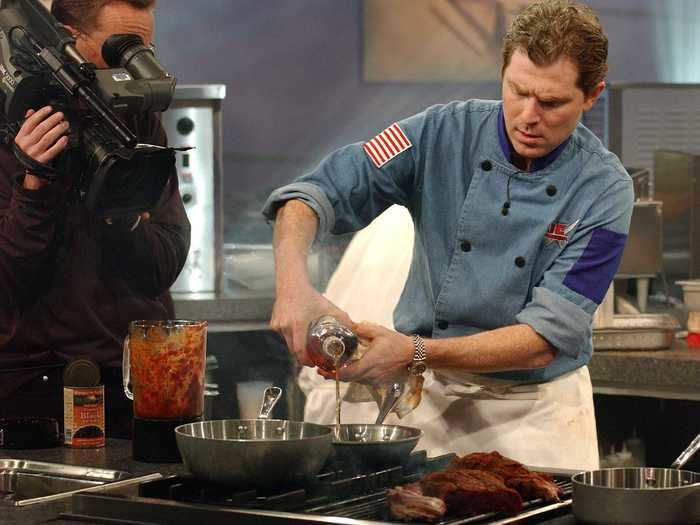 Bobby Flay appeared on and off on "Iron Chef" for 17 years.