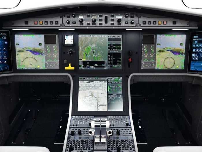 Pilots use a computer-like cursor to navigate the system and control the aircraft