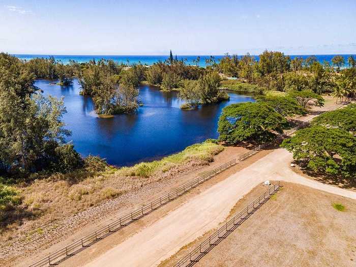 According to the listing, the ranch was built in 1897 by Benjamin F. Dillingham, one of Hawaii