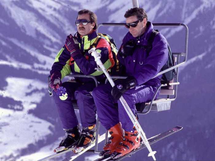 Royal bodyguards hit the slopes, too.