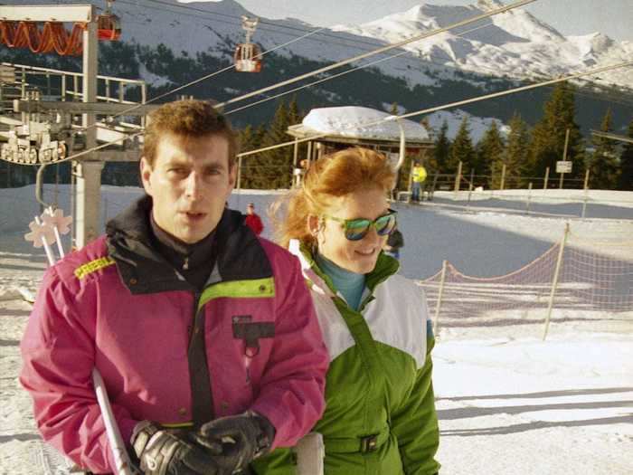 Sarah Ferguson and Prince Andrew also returned to ski.