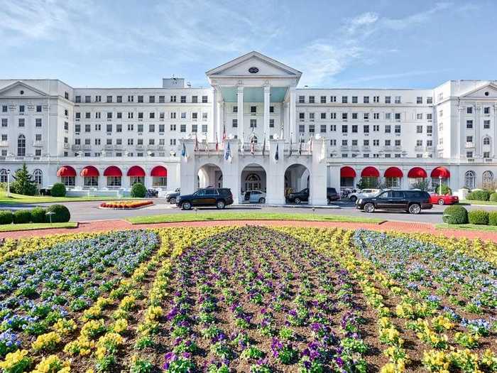 The Greenbrier is a beautiful historic resort in Lewisburg, West Virginia.