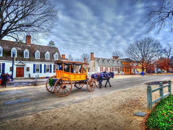 A trip to Williamsburg, Virginia, will give you a taste of what it was like to celebrate Christmas in colonial times.