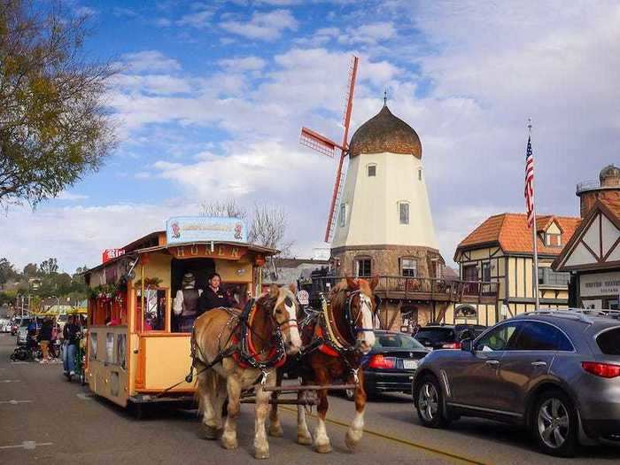 If you visit Solvang, California, over the holidays, you