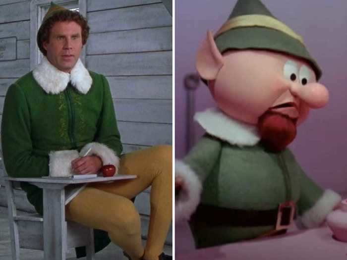 The elf costumes may look familiar to fans of another classic Christmas movie.