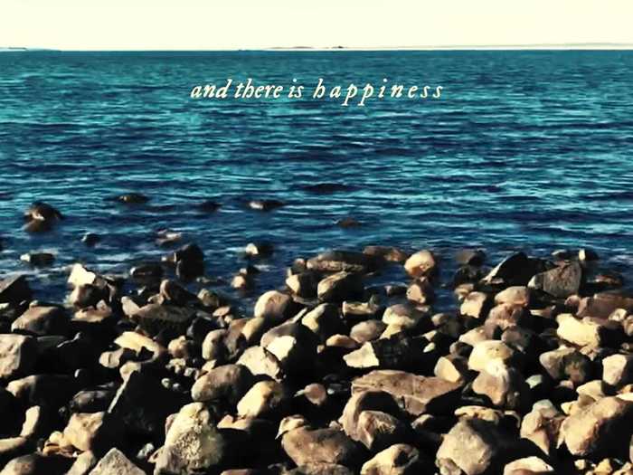 "Happiness," the final song written for the album, evokes the reflective energy of a closing track.