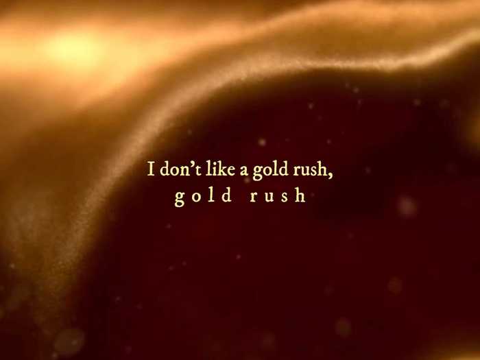 "Gold Rush" is both a vocal and lyrical triumph.