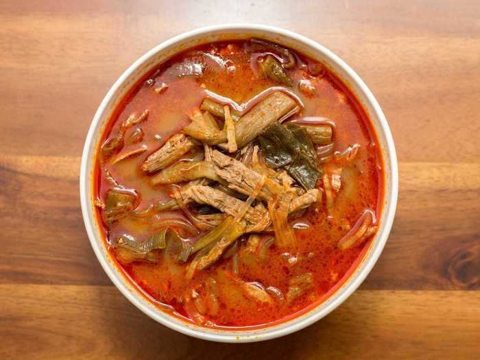 A bowl of spicy yukgaejang will keep you warm all winter long.