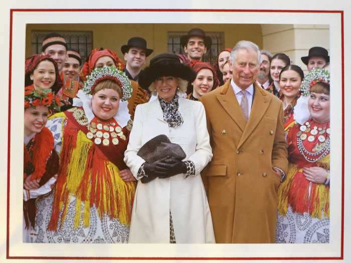 2016: Prince Charles and Camilla celebrated their tour of Croatia with their 2016 holiday card.