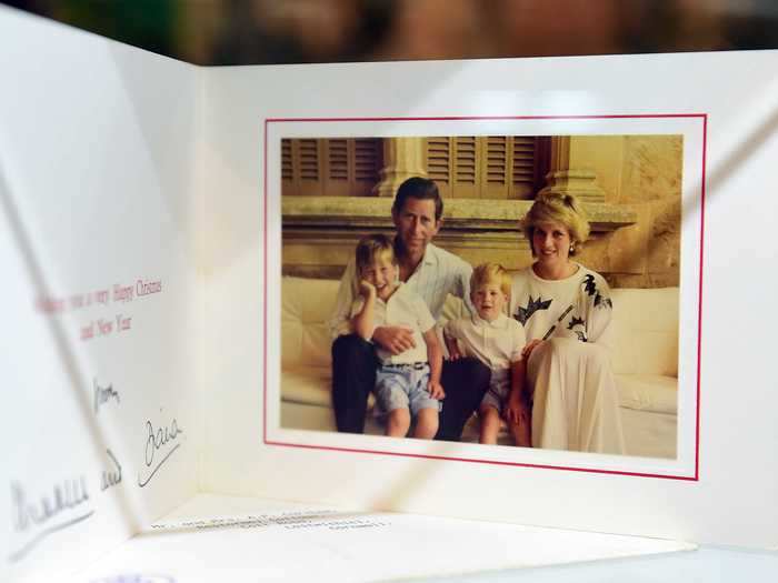 1987: Three years later, Princess Diana and Prince Charles shared another family portrait.