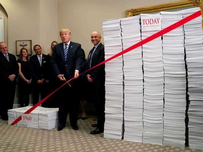 Slashing the red tape - literally