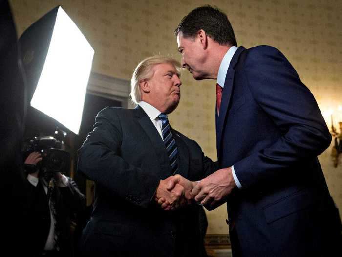 The dismissal of James Comey