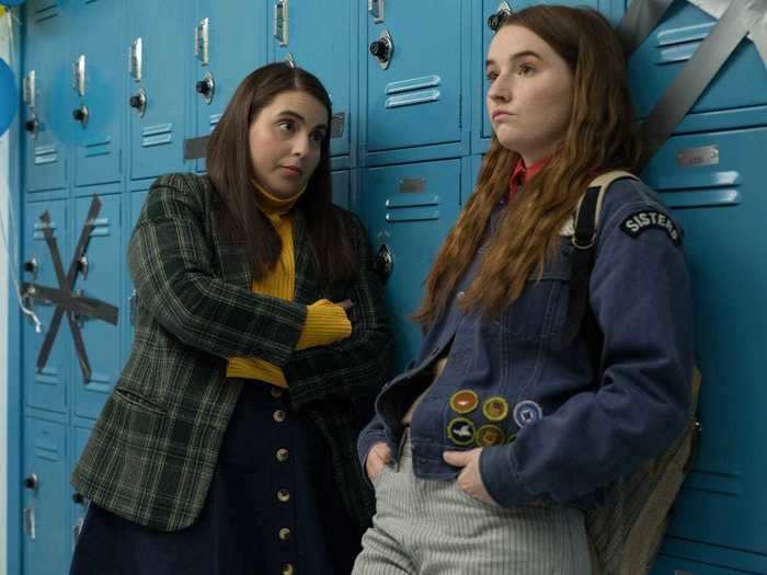 Two straight-laced students go all out in "Booksmart" (2019).