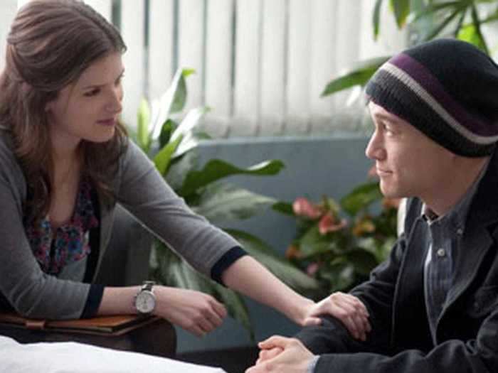 A cancer patient falls for his therapist in "50/50" (2011).