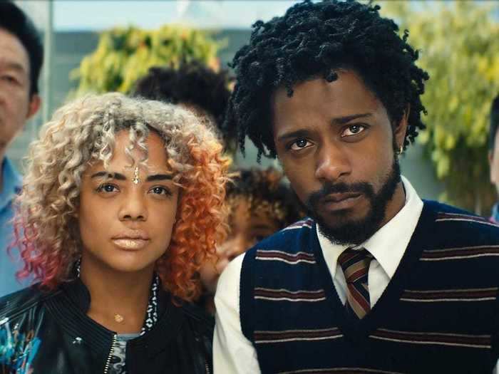 A telemarketer learns the dark side of capitalism in "Sorry to Bother You" (2018).