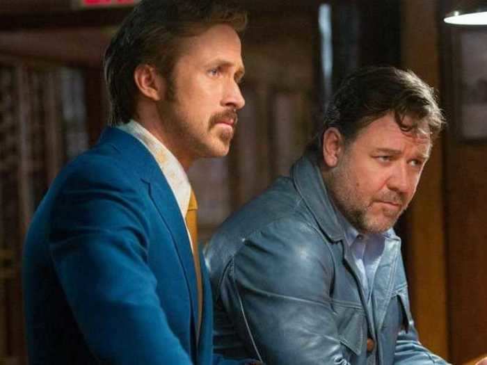 A private eye and an enforcer pair up in "The Nice Guys" (2016).