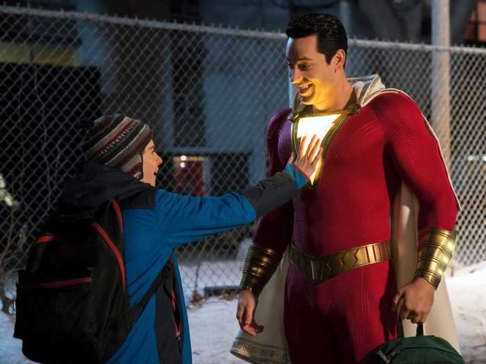 A down-on-his-luck kid gets magical powers in "Shazam!" (2019).