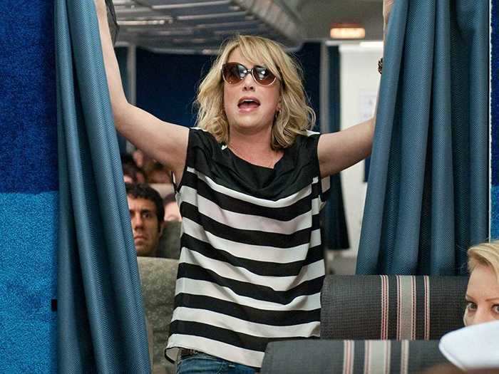 A maid of honor tries to keep a wedding party on course in "Bridesmaids" (2011).