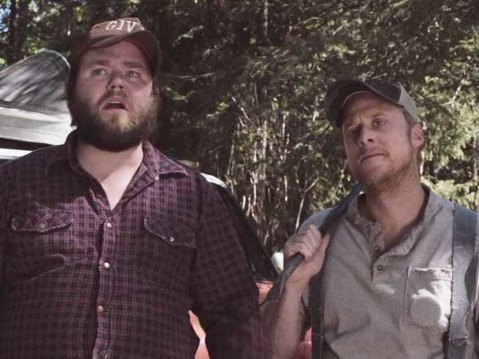 Two pals are mistaken for killers in "Tucker and Dale vs. Evil" (2010).