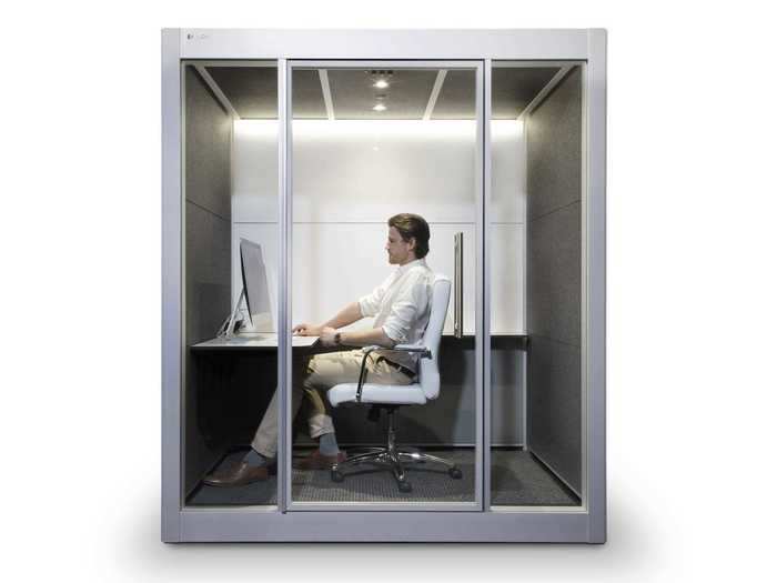 According to Bostock, the $12,500 Work pod saw a boost in sales amid the coronavirus pandemic.