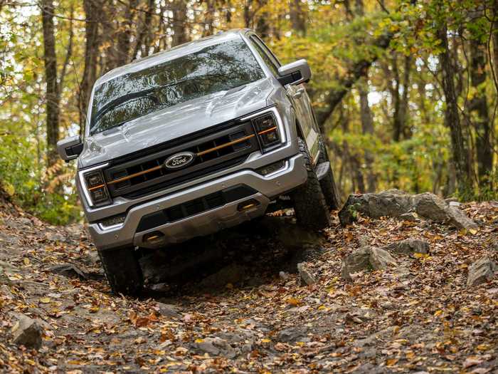 Those add-ons give the F-150 Tremor better approach, breakover, and departure angles.