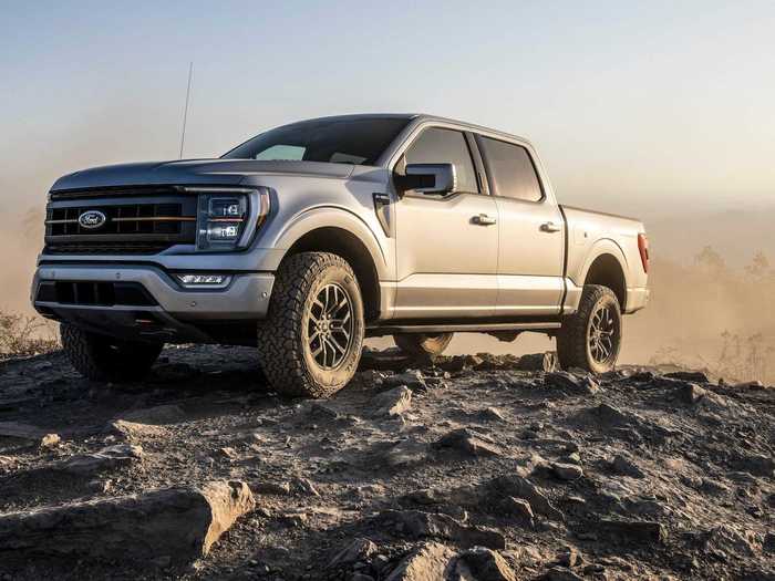 The 2021 F-150 Tremor is based on the SuperCrew model with a 5.5-foot bed.