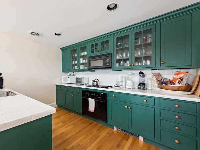 The kitchen is the most colorful room in the house.