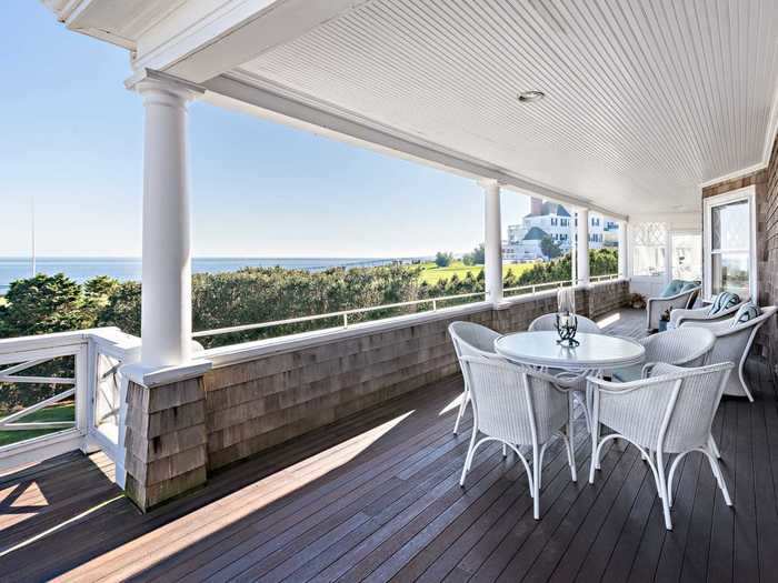 Large porches are another iconic part of the style, where residents can take in ocean views.