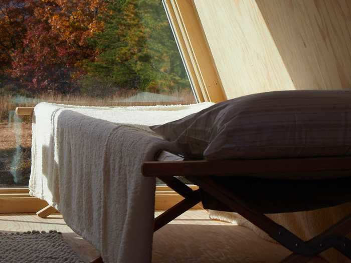 Because the cabin is four seasons-approved, it can withstand the wintertime when revenue for glamping and camping-related businesses is generally lower due to non-insulated tents.
